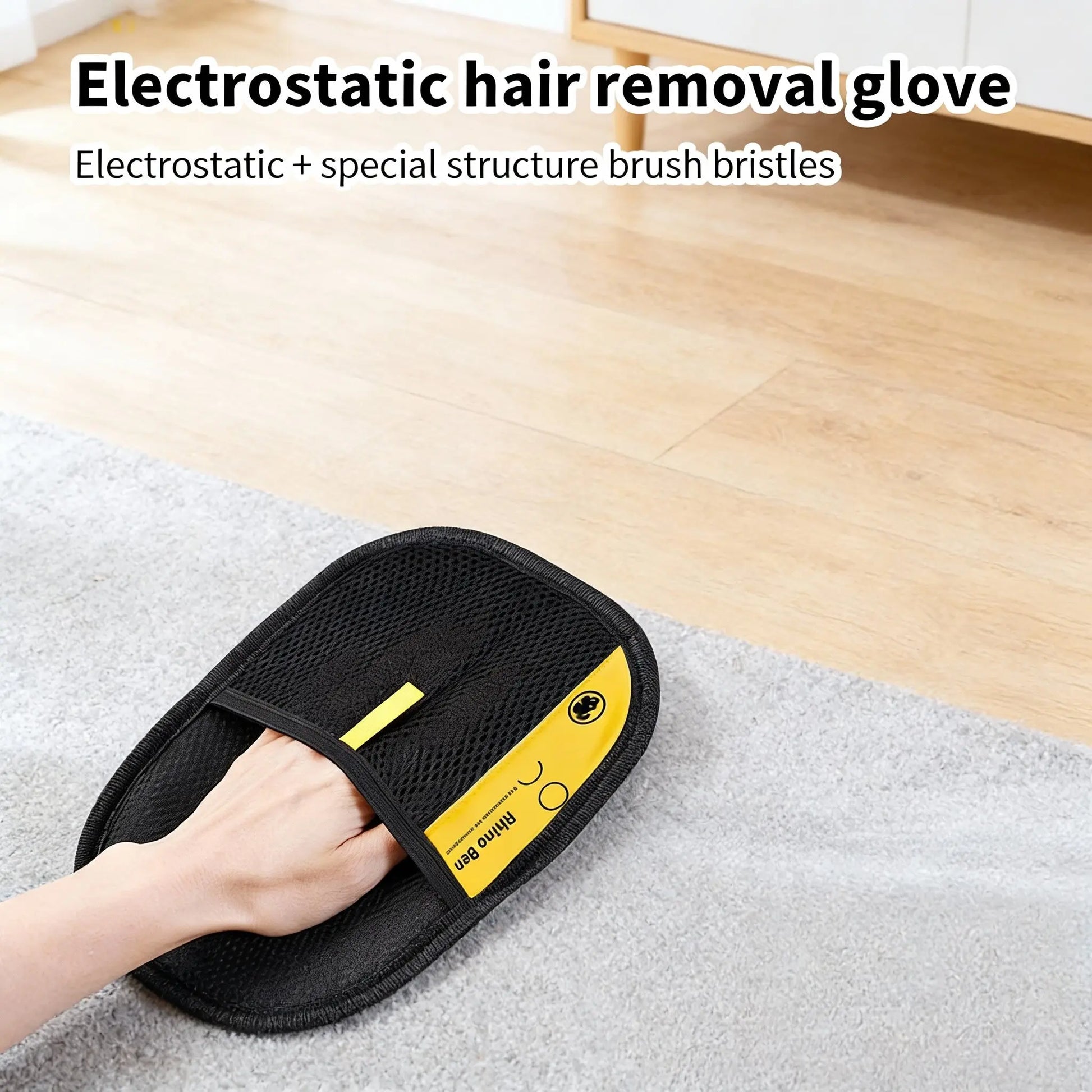 Enhanced Pet Hair Removal Gloves for Efficient Home Cleaning and Hair Management