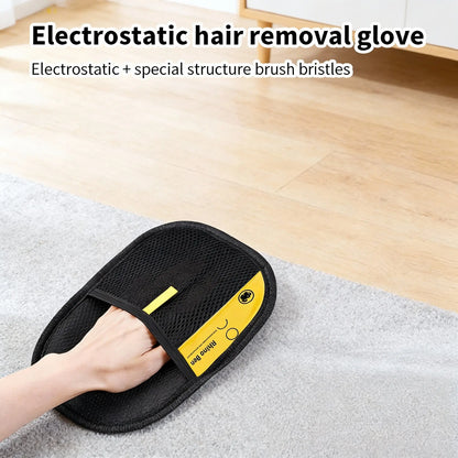 Enhanced Pet Hair Removal Gloves for Efficient Home Cleaning and Hair Management