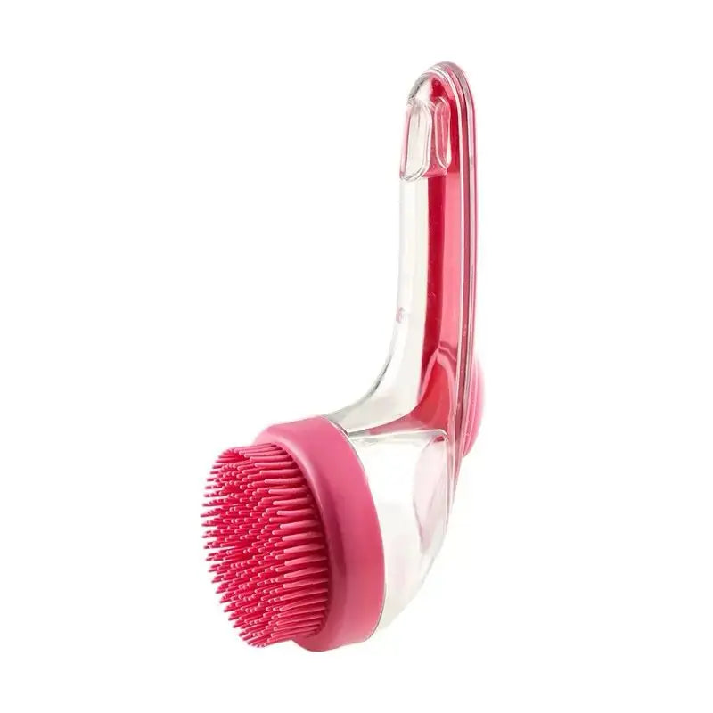 2026 2-in-1 Pet Bath and Grooming Deshedding Brush with Integrated Soap Dispenser, 8"x3"x4", Gentle Massage Tool for Dogs and Cats, Enhances Hair Care and Bathing Experience, Promotes Blood Circulation
