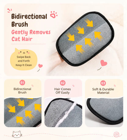 Enhanced Pet Hair Removal Gloves for Efficient Home Cleaning and Hair Management