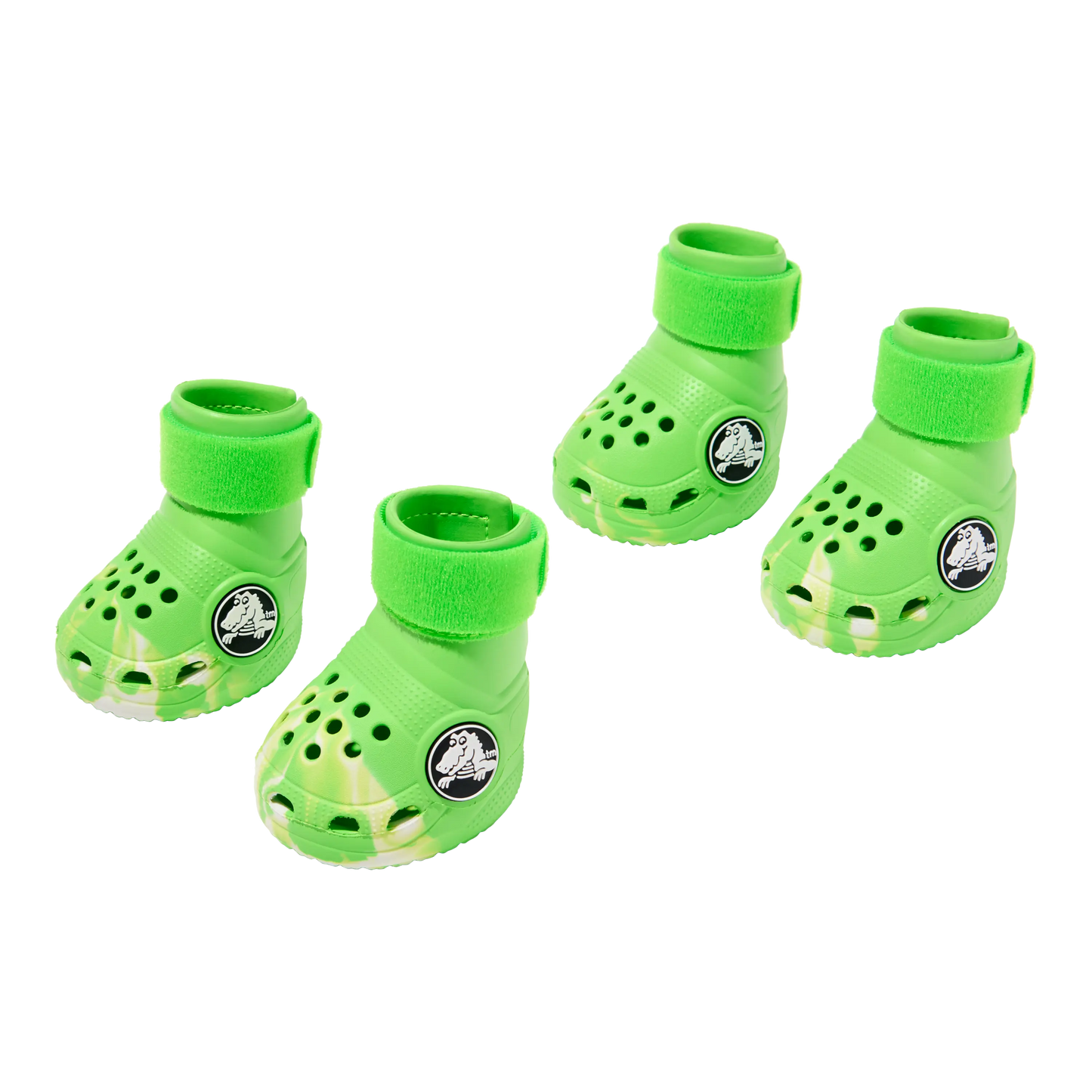 Barkbox Dog Shoes - Set of 4 | EVA Foam, Adjustable Strap, Breathable, Glow-in-the-Dark