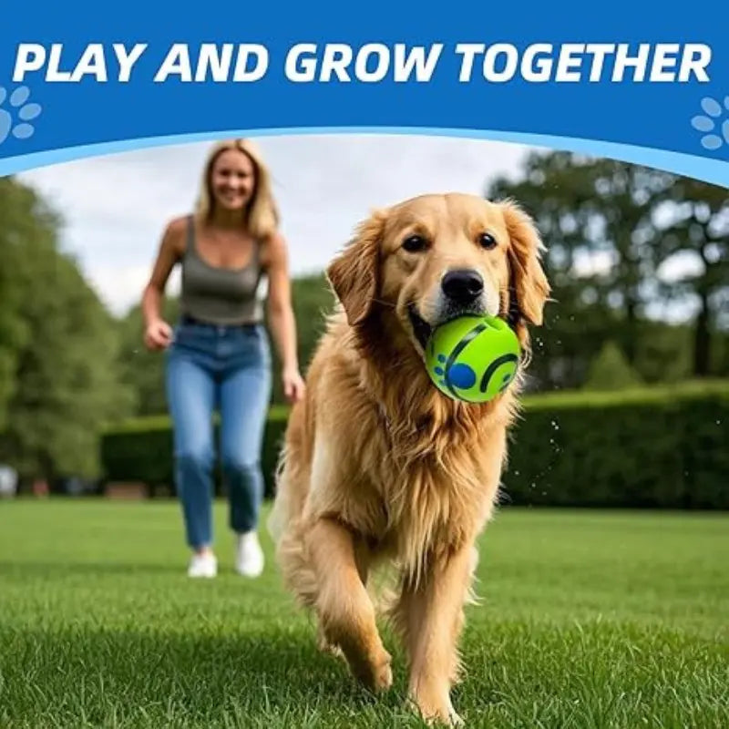 Silicone Interactive Dog Treat Dispenser Ball - Durable Chew Toy for Indoor and Outdoor Play