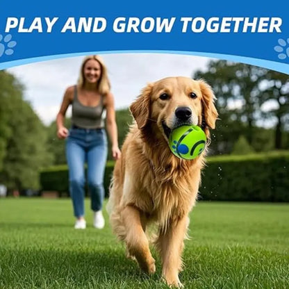 Silicone Interactive Dog Treat Dispenser Ball - Durable Chew Toy for Indoor and Outdoor Play