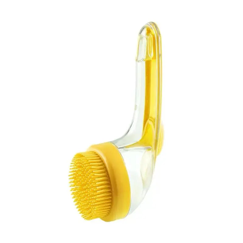 2026 2-in-1 Pet Bath and Grooming Deshedding Brush with Integrated Soap Dispenser, 8"x3"x4", Gentle Massage Tool for Dogs and Cats, Enhances Hair Care and Bathing Experience, Promotes Blood Circulation