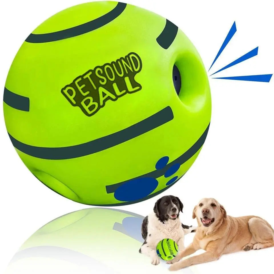 Silicone Interactive Dog Treat Dispenser Ball - Durable Chew Toy for Indoor and Outdoor Play