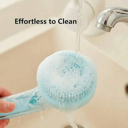 2026 2-in-1 Pet Bath and Grooming Deshedding Brush with Integrated Soap Dispenser, 8"x3"x4", Gentle Massage Tool for Dogs and Cats, Enhances Hair Care and Bathing Experience, Promotes Blood Circulation