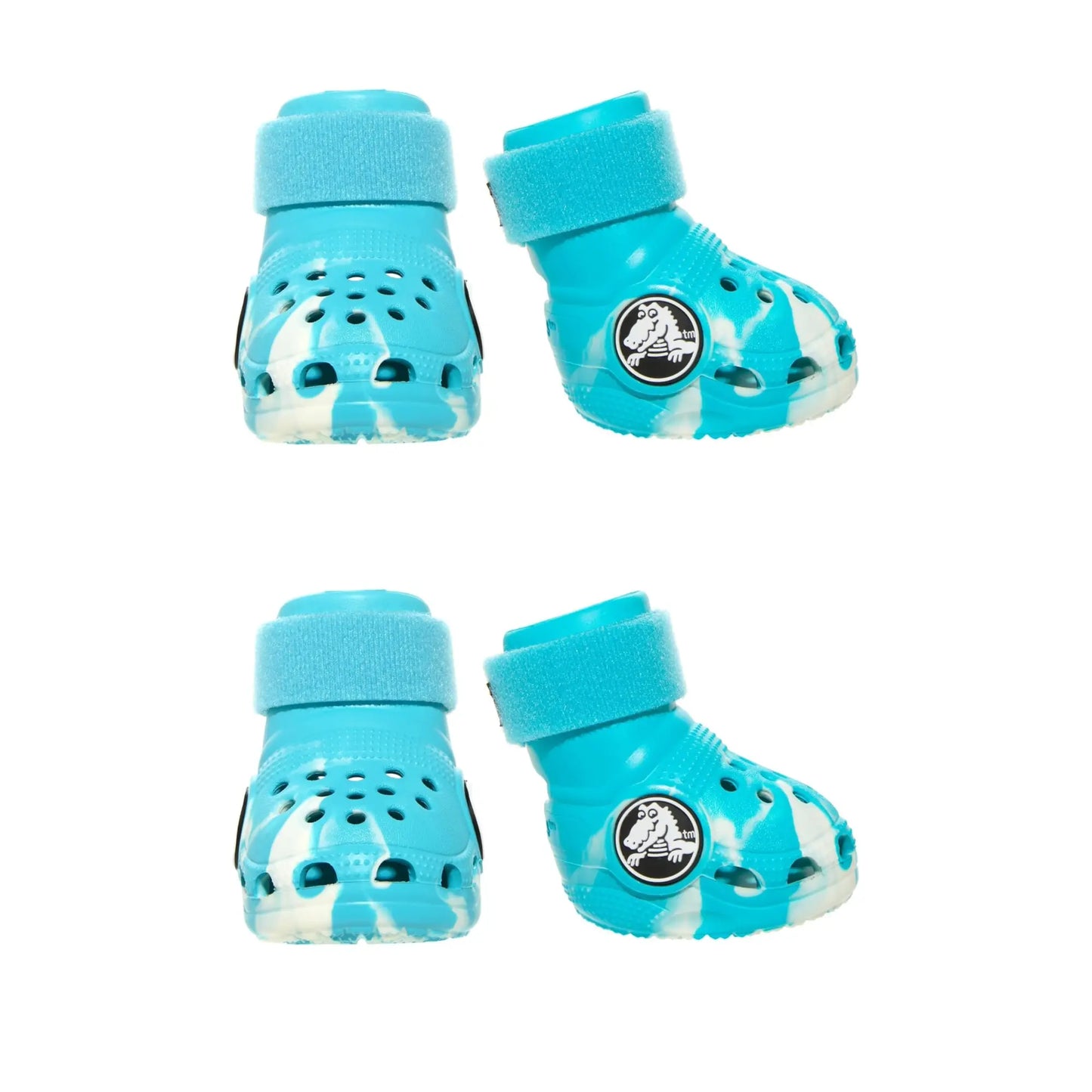 Barkbox Dog Shoes - Set of 4 | EVA Foam, Adjustable Strap, Breathable, Glow-in-the-Dark