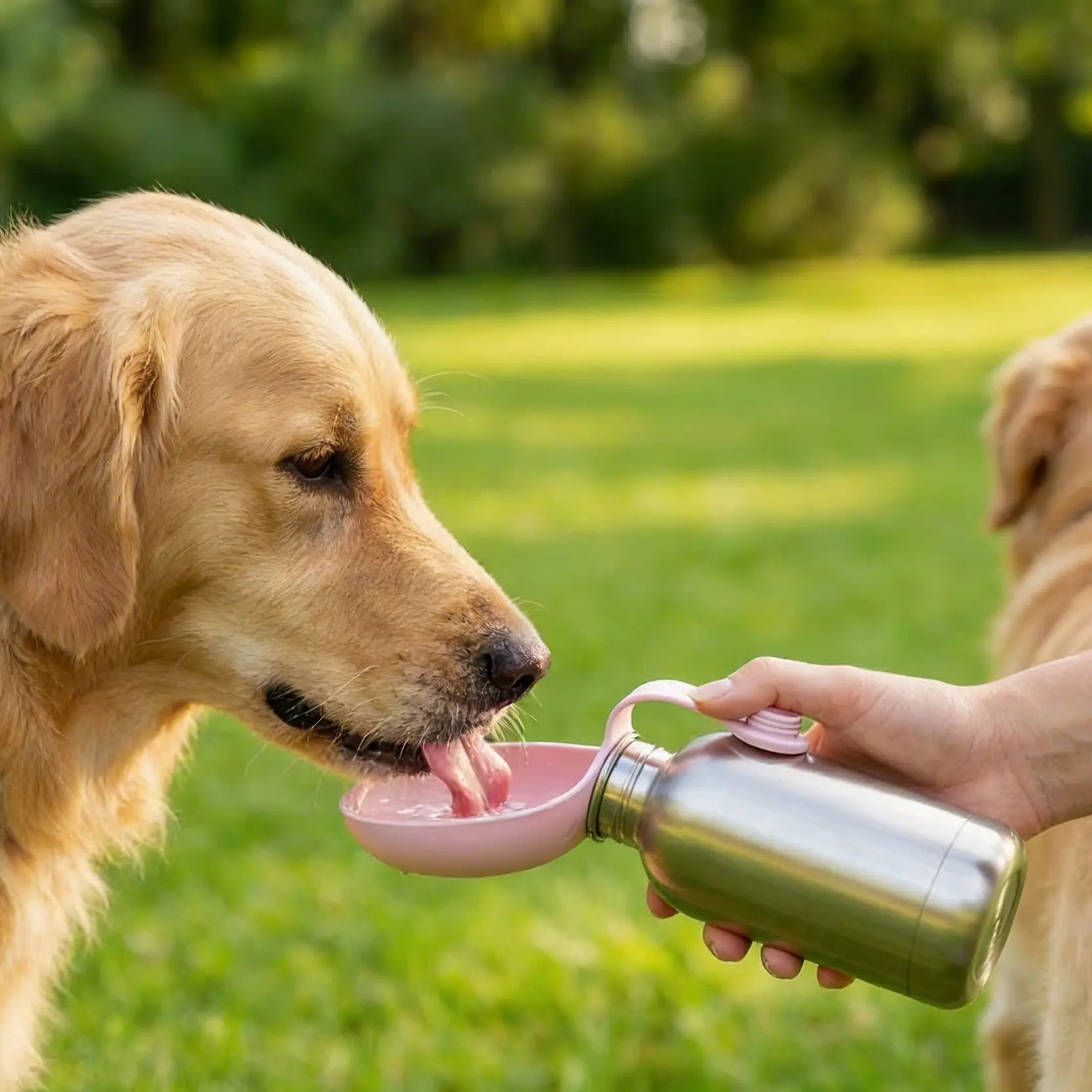 Pawsip® Portable Dog Water Bottle - Leak-Proof Travel Cup for Dogs