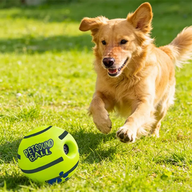 Silicone Interactive Dog Treat Dispenser Ball - Durable Chew Toy for Indoor and Outdoor Play