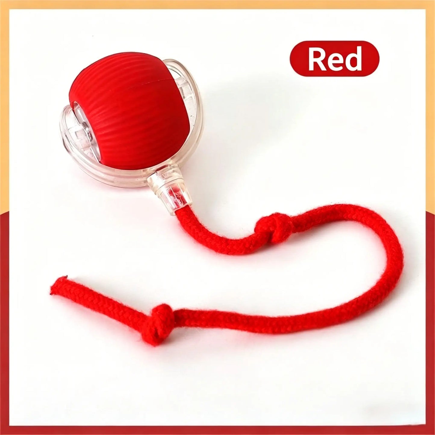 2026 Smart Automatic Rolling Interactive Toy for Kittens and Dogs - USB Rechargeable, Light-Up, Quiet, Bite-Resistant, Wear-Resistant, Non-Toxic with Adjustable Speed and Free Gift
